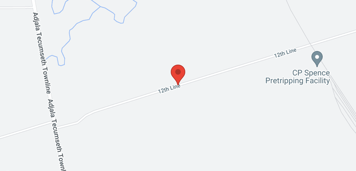 map of 7181 12TH LINE
